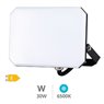 Proyector aluminio LED Sulevai 30W 6500K IP65 Negro