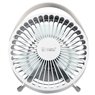 Mini ventilador sobremesa USB Tapri Ø14cm 5W Blanco