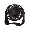 Mini ventilador sobremesa USB Alua Ø15cm 3W Negro