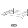 Tendedero extensible pared Bisalla 120cm con 5 barras de tendido
