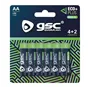 Pila GSC EcoPlus alcalina LR6 (AA) Pack 4+2ud