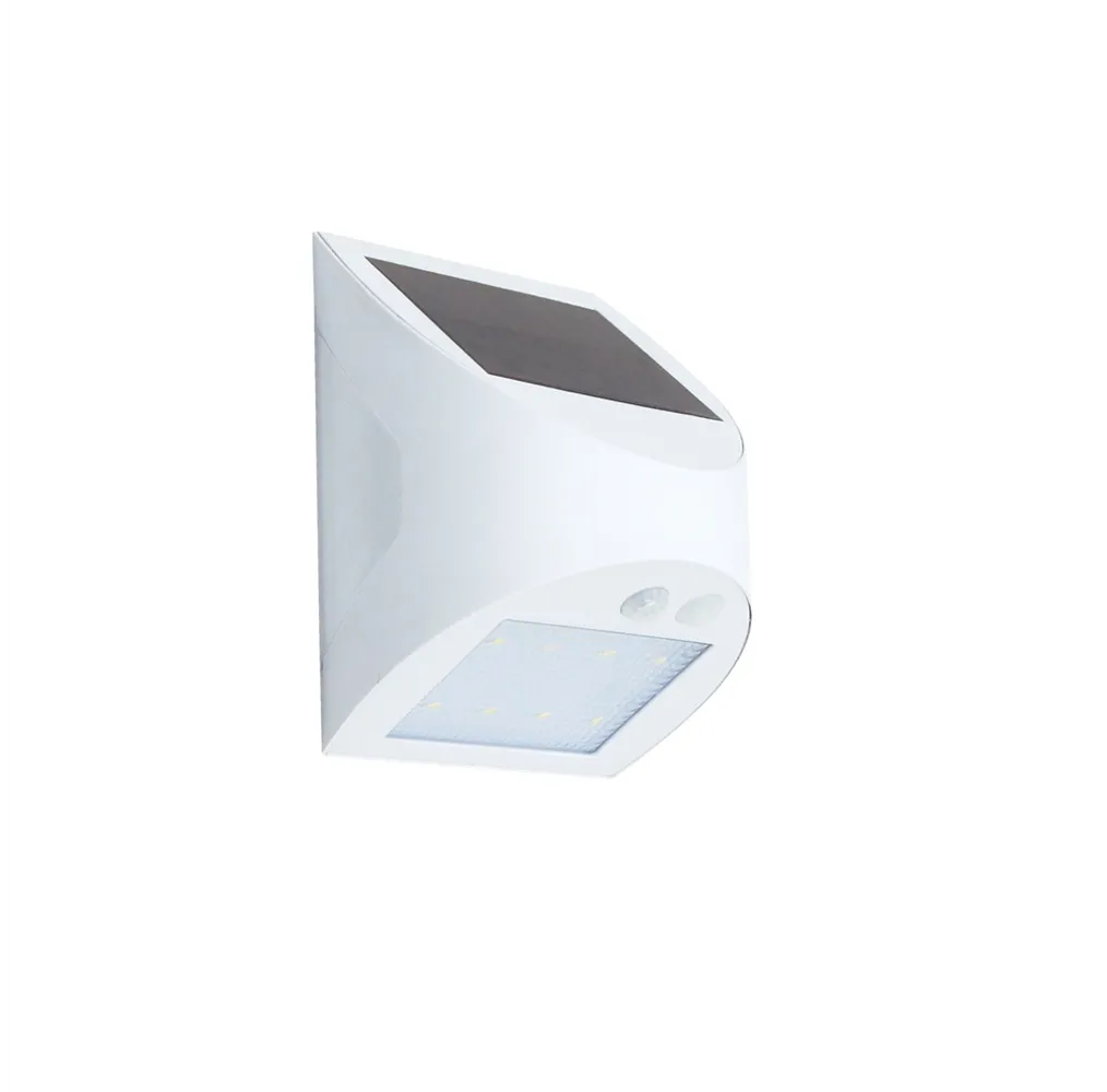 Aplique solar LED Kolam con sensor de movimiento y crepuscular 3W 4000K Blanco