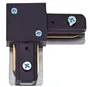 Conector L para foco monofásico Negro