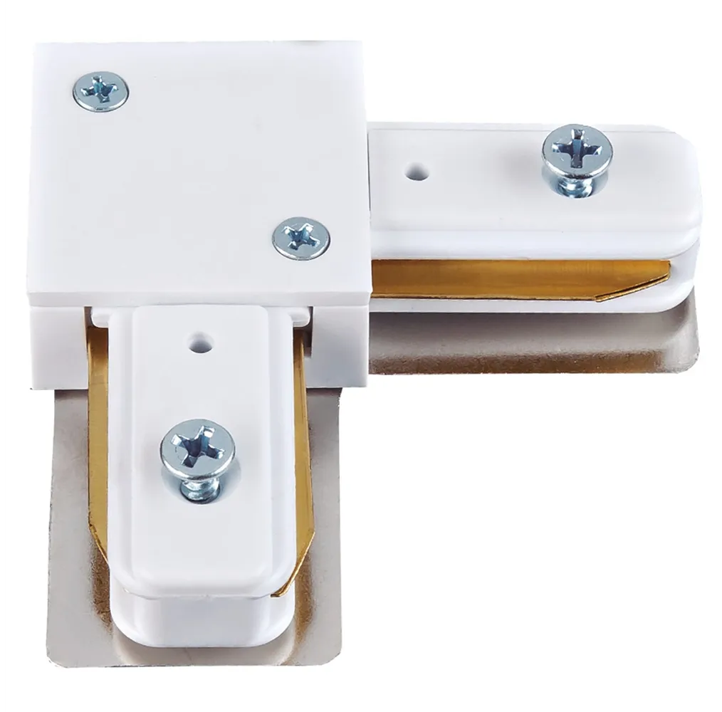 Conector L para foco monofásico Blanco