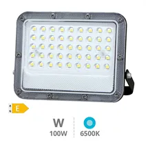 Proyector aluminio LED Belinta 100W 6500K IP65 Negro