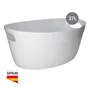 Cesto multiusos ovalado 37L Blanco