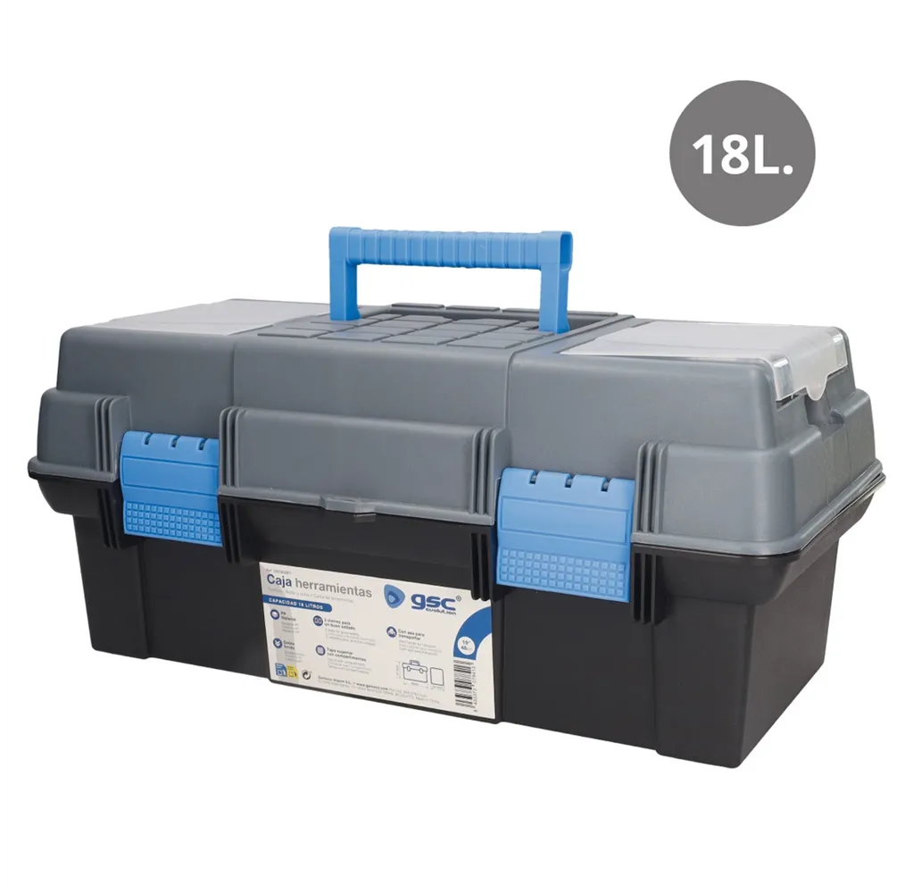 Caja de herramientas 18L 488x245x215mm