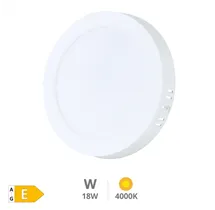 Downlight superficie LED redondo Tikan 18W 4000K Blanco - Libertina