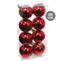 Pack 8 bolas de navidad 6cm Rojo