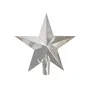 Estrella de navidad árbol Alasia Plateado