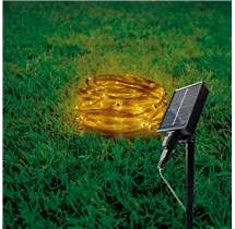 Guirnalda LED solar 5M 8 funciones Luz fría