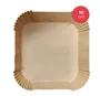 Pack 100 piezas papel para freidora de aire cuadrado 16cm