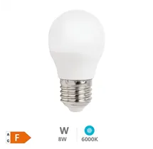Bombilla LED esférica 8W E27 6000K - Libertina