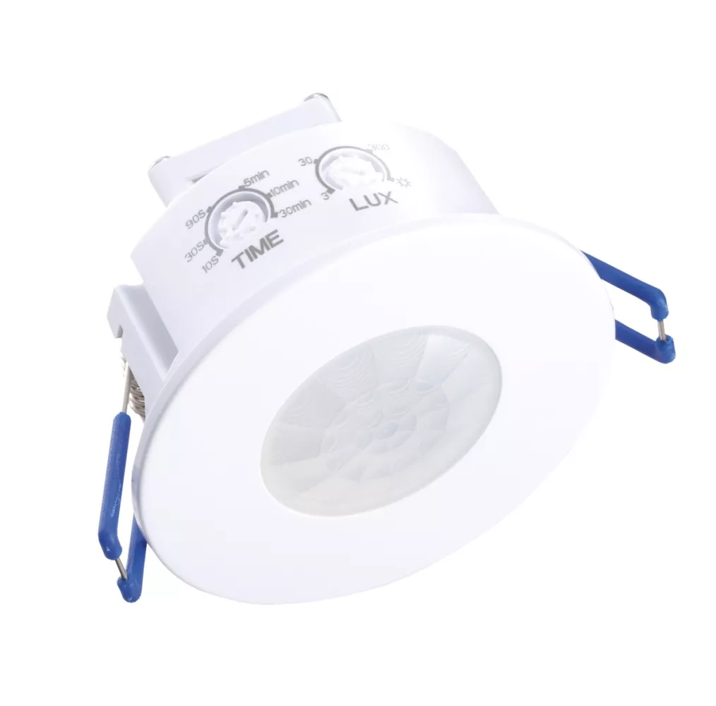 Detector de movimiento empotrado en techo Sepako blanco 360º