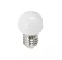 Bombilla LED esférica 1W E27 3000K blanco