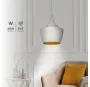 Lámpara de techo colgante Serie Gombe E27 Ø240mm Blanco