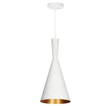 Lámpara de techo colgante Serie Ekiti E27 Ø180mm Blanco