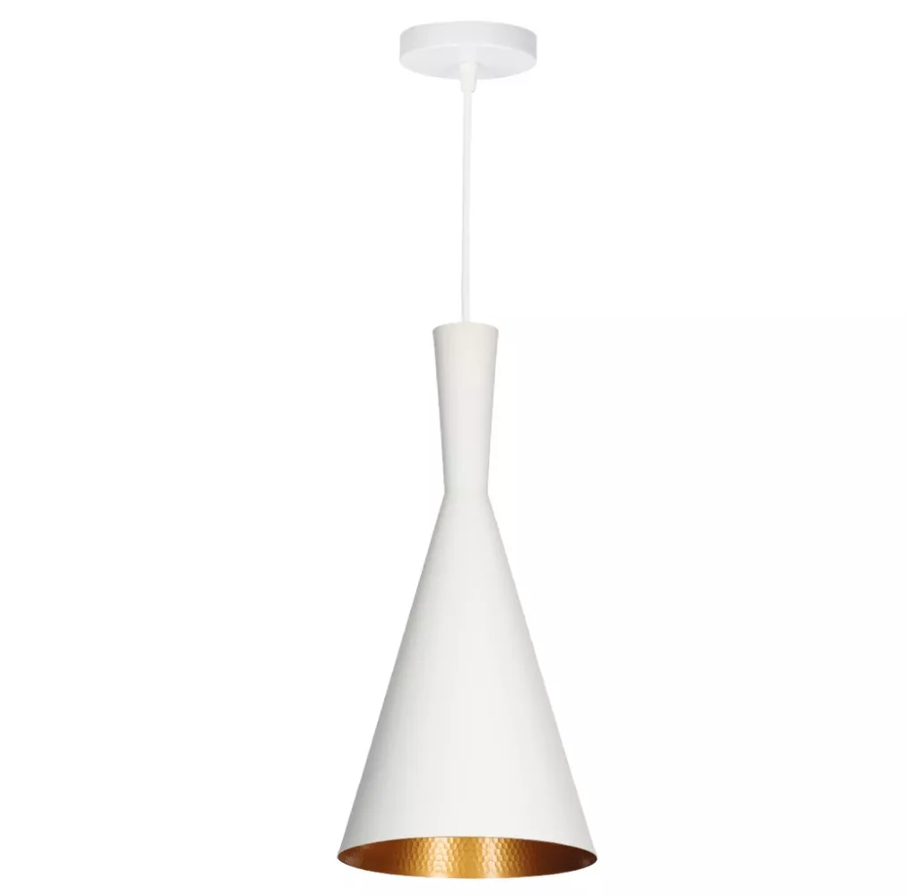 Lámpara de techo colgante Serie Ekiti E27 Ø180mm Blanco