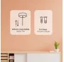 Lámpara de techo colgante Serie Dianza E27 Ø270mm Blanco
