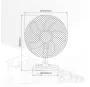 Ventilador de sobremesa Macomia 41 cm 45 W blanco