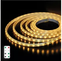 Kit de 10M Tira LED Solar 0,2W/m 2700K para Iluminación Exterior