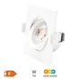 Aro basculante cuadrado empotrable LED Gonde 7W 3000-4000-6500K Blanco 