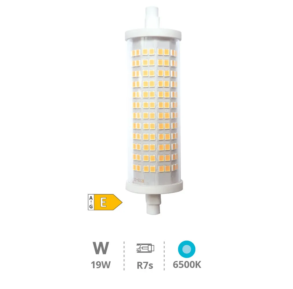 Bombilla lineal LED 118mm R7s 19W 6000K