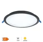 Downlight empotrable LED redondo Belur 18W 4000K Negro