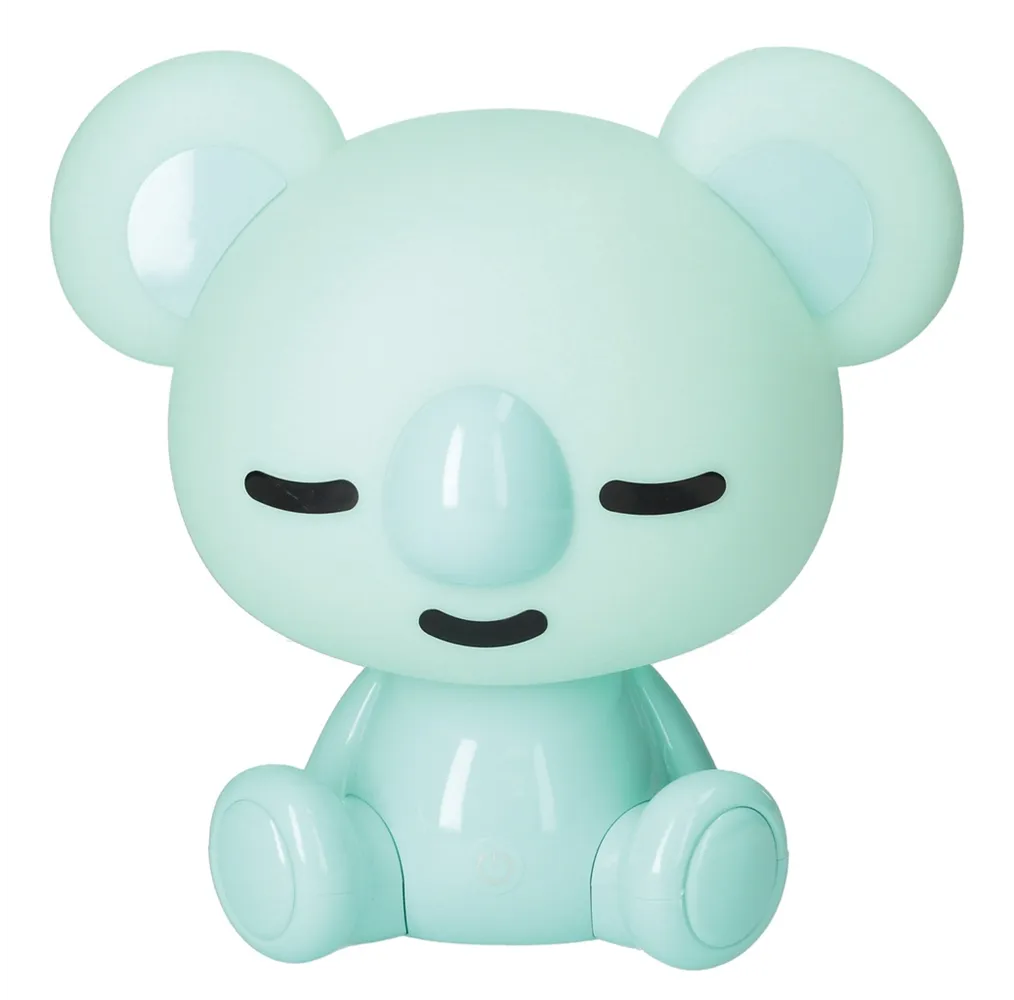 Luz de noche infantil LED Koala 5W RGB + luz día con altavoz y batería Azul 