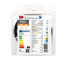 Kit 6,5M Tira de LED 6W/M IP20 2800K-3200K preparado