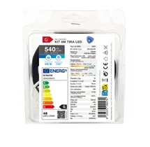Kit 8M Tira de LED 6W/M IP20 6000K-6500K preparado