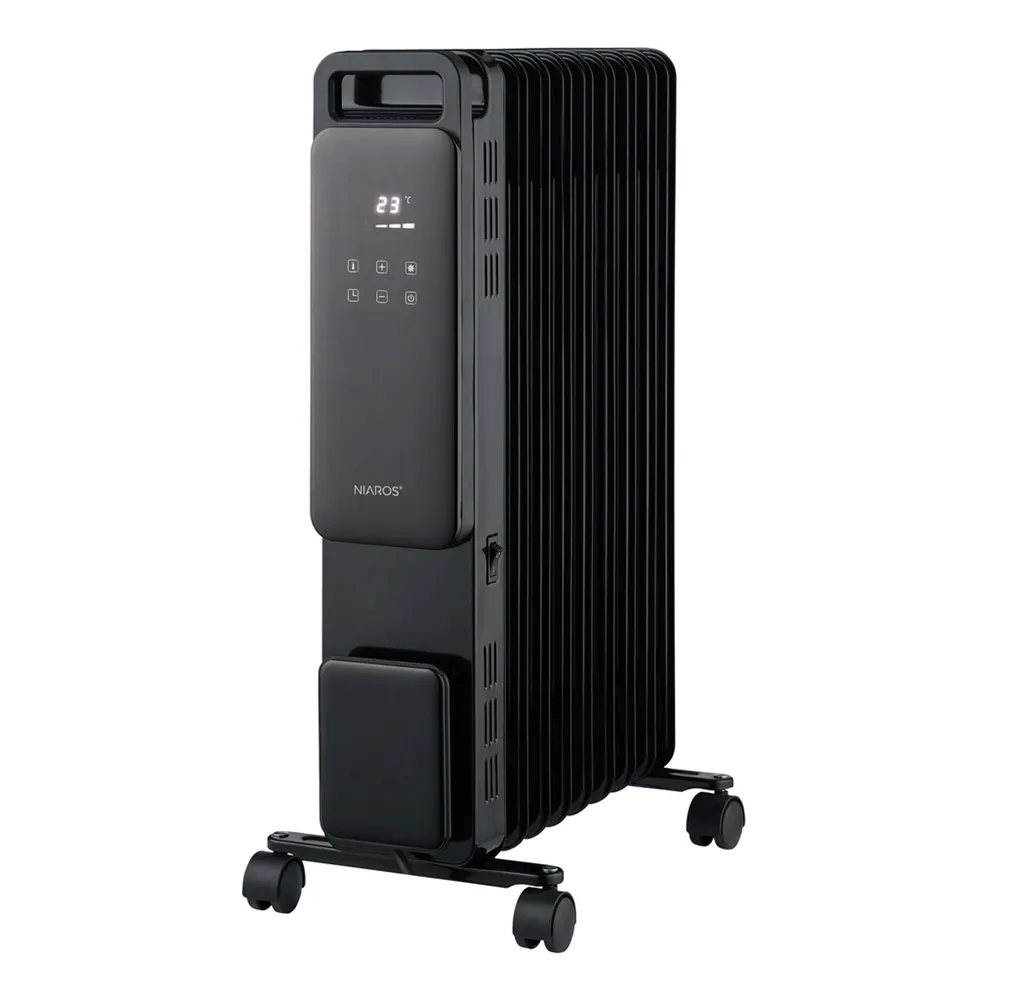Radiador de aceite 9 elementos Durasil con mando Máx. 2000W 