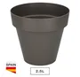 Maceta Tes Ø180mm Gris antracita