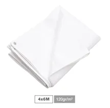 Toldo 120gr 4x6M Blanco