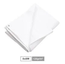 Toldo 120gr 5x8M Blanco