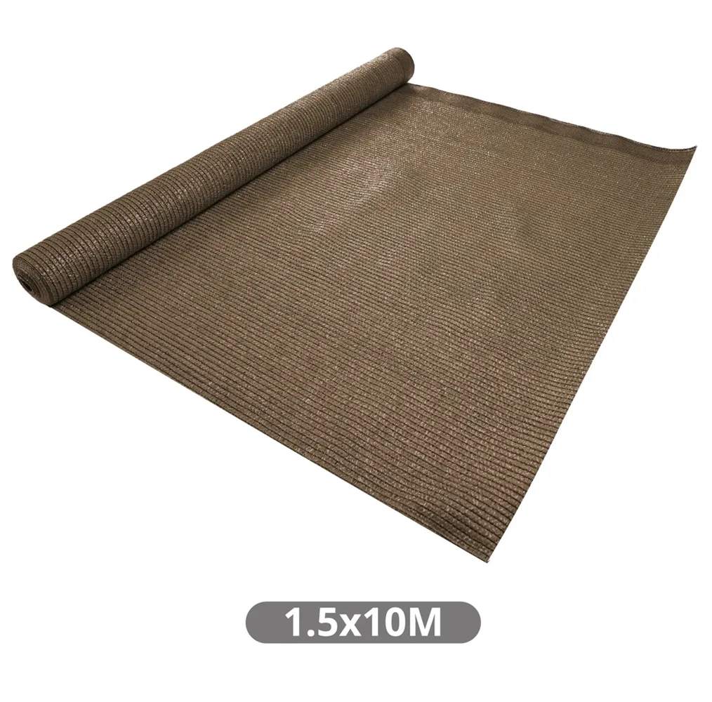 Malla de sombreo 1,5x10M 120g Marrón