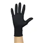 Caja 50 guantes desechables de nitrilo diamantado/grip Negro - Talla L