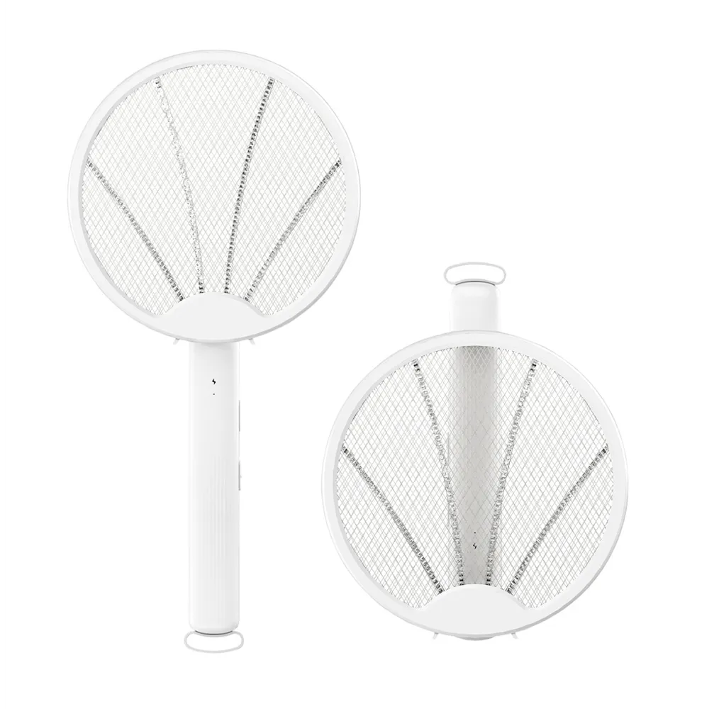 Raqueta eléctrica mata insectos 2 en 1 USB Recargable 