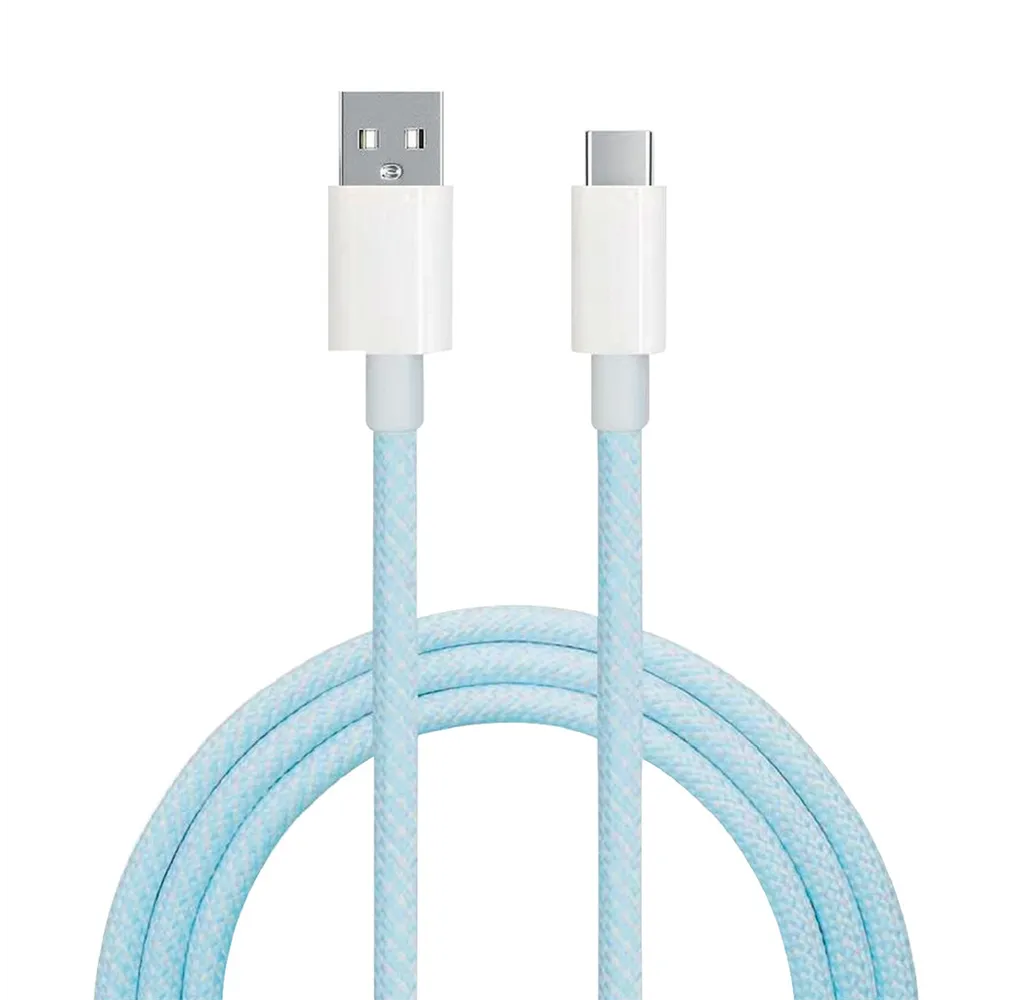 Cable USB a USB Tipo C nylon trenzado 1,5M 