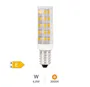 Bombilla LED tubular 4.8W E14 3000K
