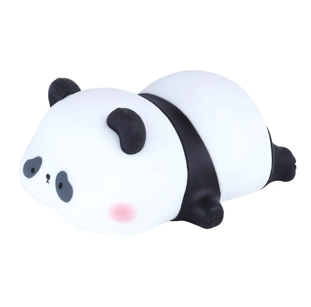 Luz de noche infantil LED Panda 1W RGB batería recargable 