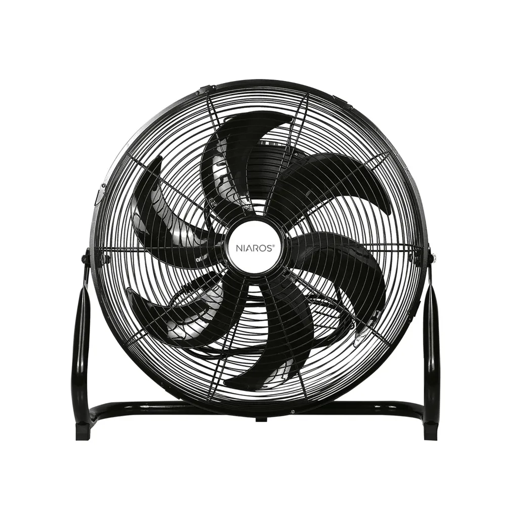 Ventilador metálico de suelo Aidone Ø51cm 90W Negro