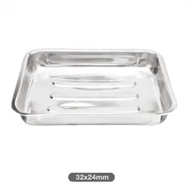 Bandeja horno acero inox 41,5x30cm