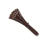 Pack of 100pcs cable tie 100% nylon 140x3.6mm Brown - Hantums