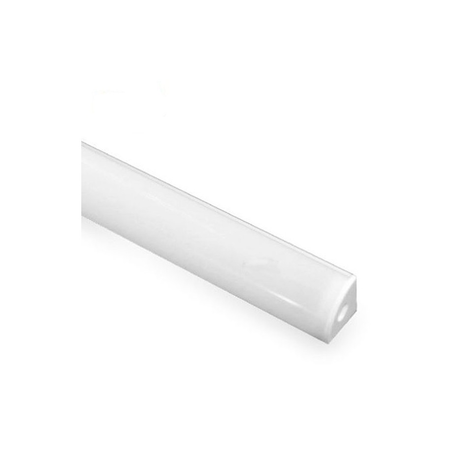 Perfil aluminio PHANTER S3 para tiras LED, 1 metro, blanco - LEDB