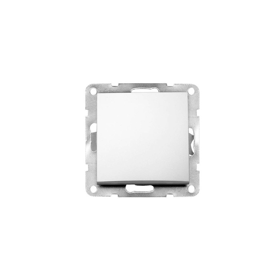 Interruptor de cruce empotrable Iota Blanco
