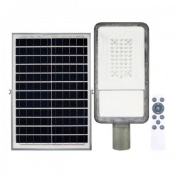 Farola solar LED 60W 4000K IP65 2600 lm Ø75 mm Pro Line con Mando a distancia
