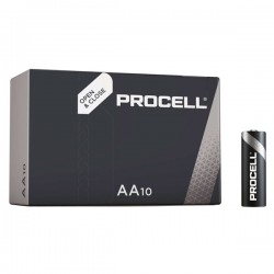 Pack de 10 pilas alkalinas Procell Industrial LR6 (AA)