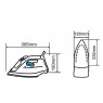 Plancha de vapor de Dampf 2600W