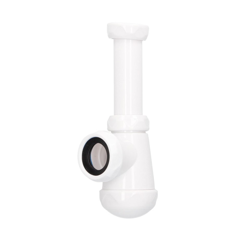 Sifón de botella corto extensible